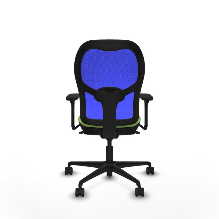 PIQUERAS Y CRESPO Silla de oficina Jorquera con mecanismo Sincro, Tela Pistacho y Malla Azul PIQUERAS Y CRESPO Silla de oficina Jorquera con mecanismo Sincro, Tela Pistacho y Malla Azul