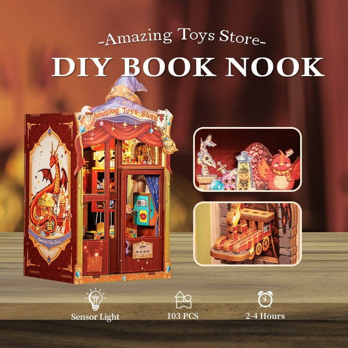Maqueta Book Nook Amazing Toy Store 17 x 12 cm Maqueta Book Nook Amazing Toy Store 17 x 12 cm