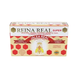 ROBIS Reina Real Super 20Amp - Suplemento para Energía, Vitalidad y Memoria con Jalea Real y Ginseng