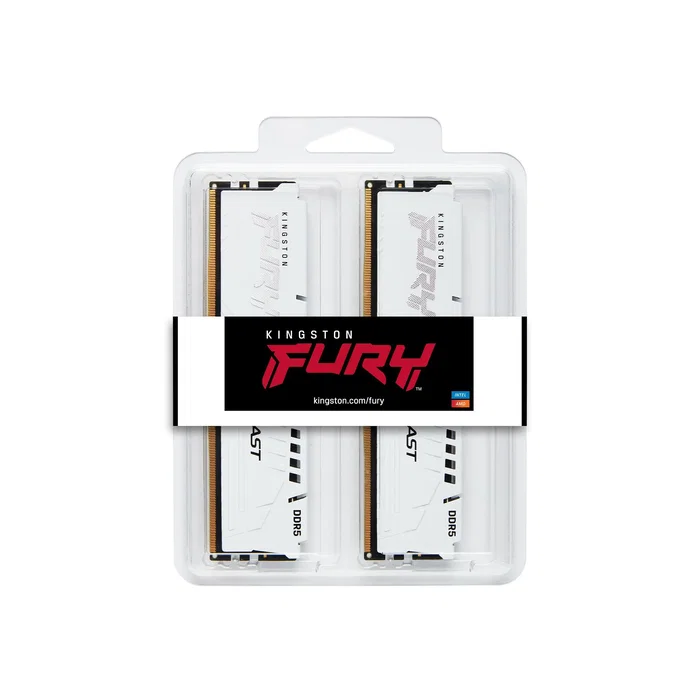 Kingston FURY Beast 32GB (2x16GB) 6000MT/s DDR5 CL36 White EXPO Kingston FURY Beast 32GB (2x16GB) 6000MT/s DDR5 CL36 White EXPO
