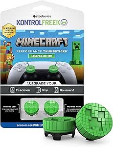 SteelSeries 2200-PS5 Accesorio Gamepad KontrolFreek Minecraft Creeper Edition para PS5 y PS4 SteelSeries 2200-PS5 Accesorio Gamepad KontrolFreek Minecraft Creeper Edition para PS5 y PS4