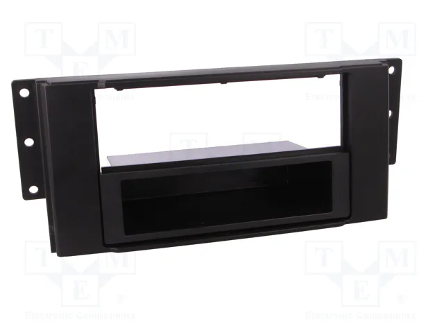 PER.PIC. Bastidor de montaje de radio 2 DIN para Land Rover, negro PER.PIC. Bastidor de montaje de radio 2 DIN para Land Rover, negro