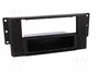 PER.PIC. Bastidor de montaje de radio 2 DIN para Land Rover, negro