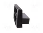 PER.PIC. Bastidor de montaje de radio 2 DIN para Land Rover, negro