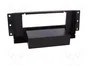 PER.PIC. Bastidor de montaje de radio 2 DIN para Land Rover, negro