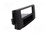 PER.PIC. Bastidor de montaje de radio 2 DIN para Land Rover, negro