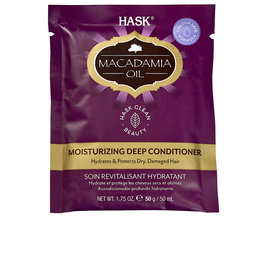 Hask Mascarilla Hidratante con Aceite de Macadamia para Cabello Seco y Dañado - 50 gr
