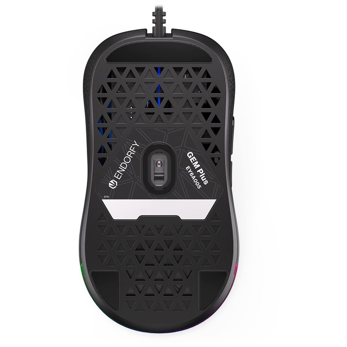 Endorfy GEM Plus Ratón Gaming Óptico 19.000 DPI Negro