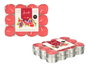 ACORDE Set 24 Velas Tea Light 4 Horas Frutos Rojos Cera Aluminio Rojo 15x11.2x3 cm (Set de 24)