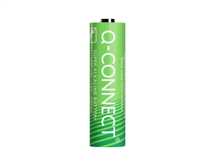 Q-connect Pilas Alcalinas AA Blíster con 4 Unidades