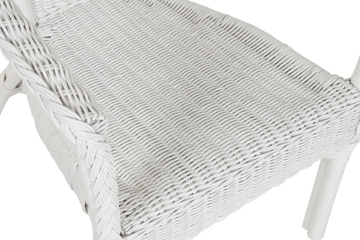 DKD Home Decor Silla Balines Blanco 60 x 78 x 60 cm (2 Unidades) DKD Home Decor Silla Balines Blanco 60 x 78 x 60 cm (2 Unidades)