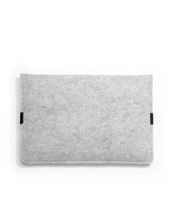 EKOMODO HR-003 Funda Ecológica para Portátil o Tablet 33 cm (13") Negro Gris, Compatible con Surface Pro, iPad Pro y MacBook, Material Reciclado