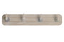 DKD Home Decor Perchero Atlantico Natural Multicolor 60 x 13 x 11.5 cm (2 Unidades)