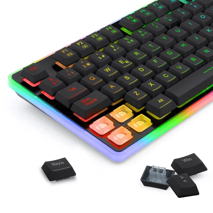 Redragon Dyaus 2 K509RGB-SPS Teclado Gaming con Switches Híbridos, RGB y Español Redragon Dyaus 2 K509RGB-SPS Teclado Gaming con Switches Híbridos, RGB y Español