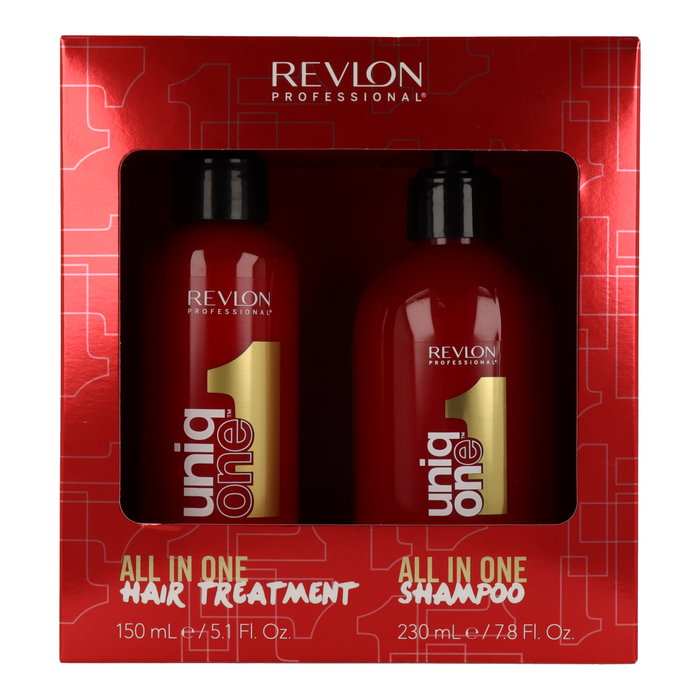 Revlon Uniq One Pack All In One Tratamiento Capilar 150ml Champu 230ml Revlon Uniq One Pack All In One Tratamiento Capilar 150ml Champu 230ml