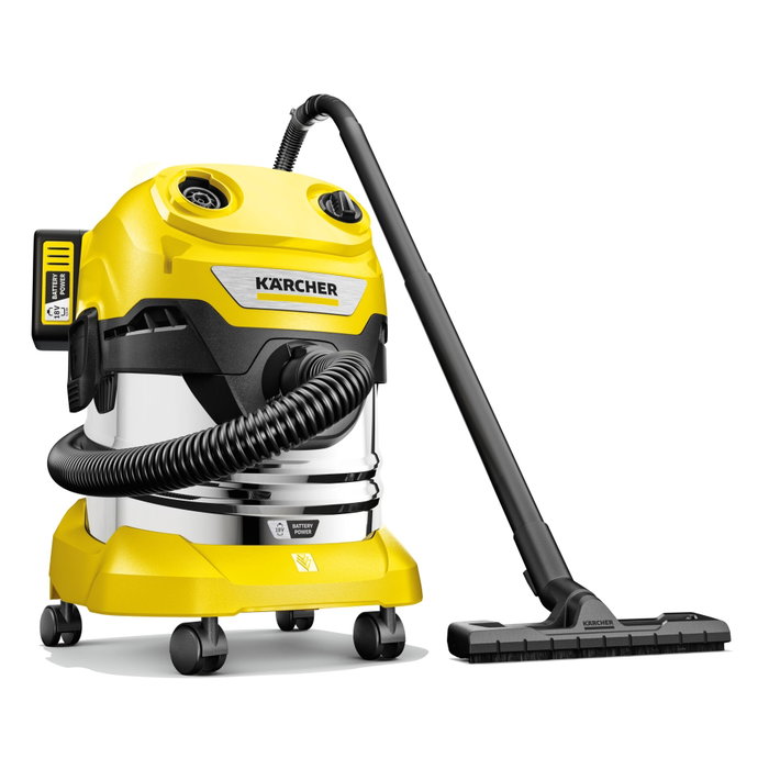 Kärcher WD 4-18 S Dual Battery Set con 2 Baterías de 5.0 Ah y 2 Cargadores