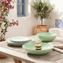 Luminarc Plato llano Romantic Verde 24cm Blanco