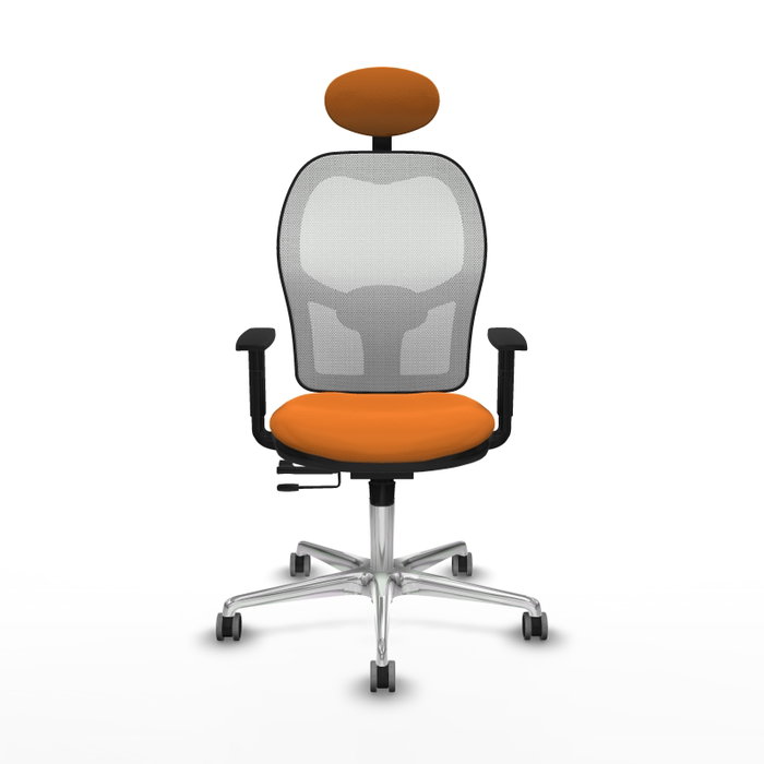 PIQUERAS Y CRESPO Silla de oficina Jorquera Naranja y Blanco PIQUERAS Y CRESPO Silla de oficina Jorquera Naranja y Blanco