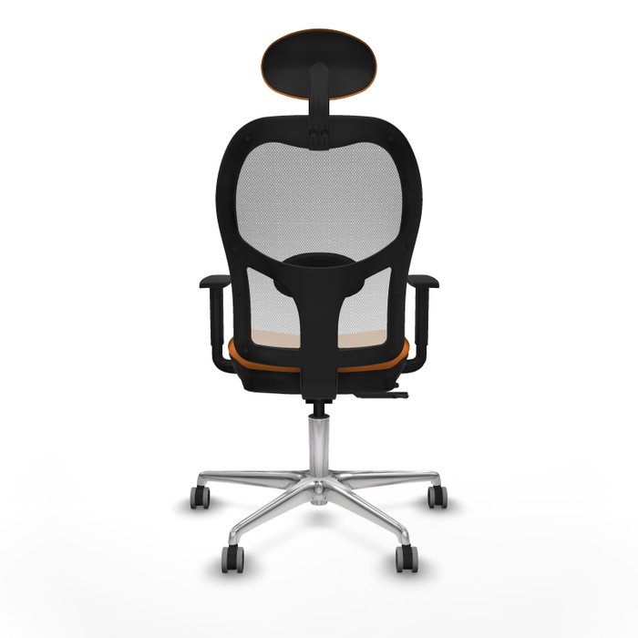 PIQUERAS Y CRESPO Silla de oficina Jorquera Naranja y Blanco PIQUERAS Y CRESPO Silla de oficina Jorquera Naranja y Blanco