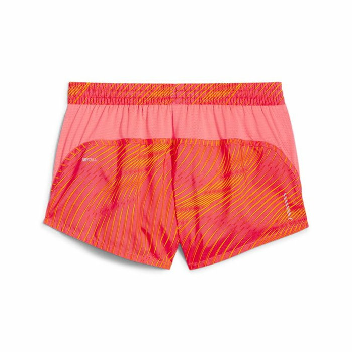 Pantalones Cortos Deportivos para Mujer Puma Puma Run Favorite Aop Velocity 3" Rojo