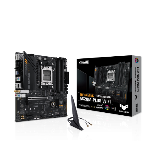 Asus TUF GAMING A620M-PLUS WiFi Placa Base Zócalo AM5 DDR5-SDRAM ATX