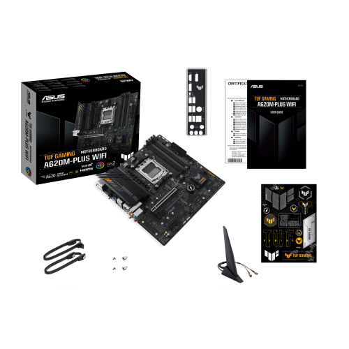 Asus TUF GAMING A620M-PLUS WiFi Placa Base Zócalo AM5 DDR5-SDRAM ATX
