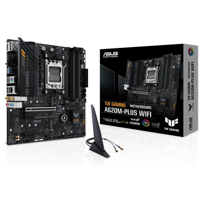 ASUS TUF GAMING A620M-PLUS WIFI AMD AM5 DDR5 Micro ATX