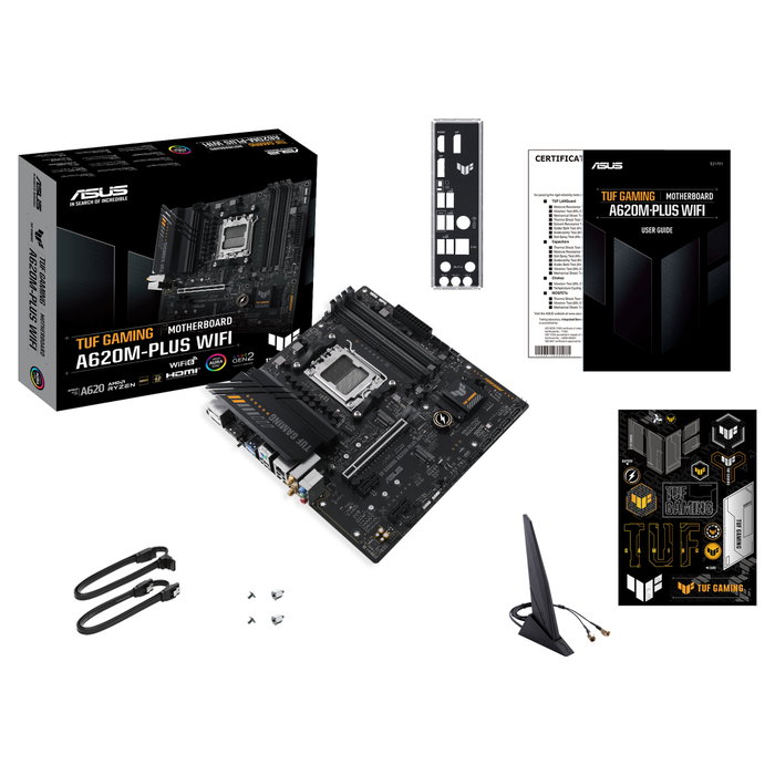 ASUS TUF GAMING A620M-PLUS WIFI AMD AM5 DDR5 Micro ATX