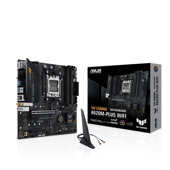 ASUS TUF GAMING A620M-PLUS WIFI AMD AM5 DDR5 Micro ATX
