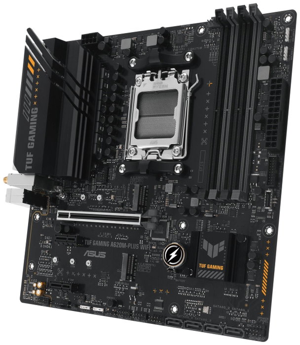 ASUS TUF GAMING A620M-PLUS WIFI AMD AM5 DDR5 Micro ATX