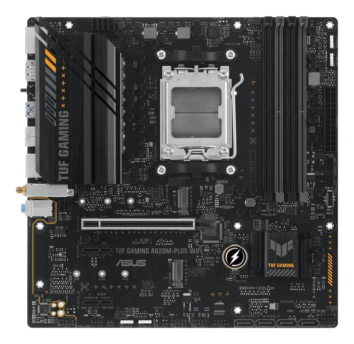 ASUS TUF GAMING A620M-PLUS WIFI AMD AM5 DDR5 Micro ATX ASUS TUF GAMING A620M-PLUS WIFI AMD AM5 DDR5 Micro ATX