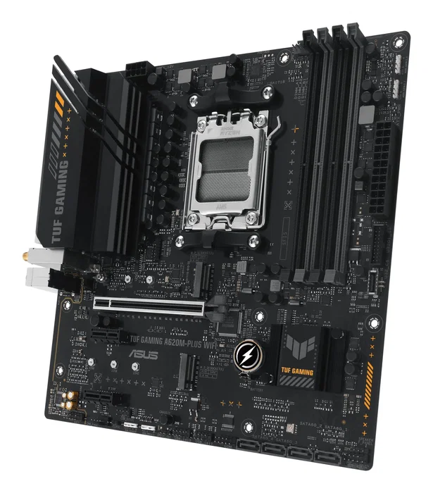 ASUS TUF GAMING A620M-PLUS WIFI AMD AM5 DDR5 Micro ATX ASUS TUF GAMING A620M-PLUS WIFI AMD AM5 DDR5 Micro ATX