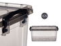 Kipit Caja Plástico Ordenación Antracita 13,7L 27.5x18x42.5cm (Set de 12)