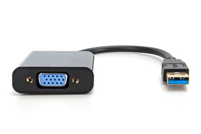 Digitus Adaptador USB 3.2 Gen 1 a VGA 1080p Negro DA-70840