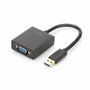 Digitus DA-70840 Adaptador USB 3.2 Gen 1 a VGA 1080p Negro