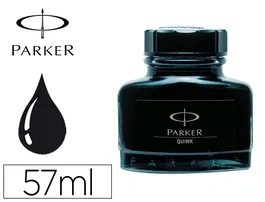 Parker Tinta Estilografica Negra Bote 57 ml