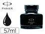 Parker Tinta Estilografica Negra Bote 57 ml