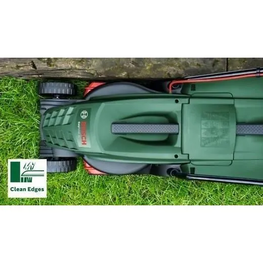 Bosch UniversalRotak 34-405 Cortacésped de gasolina 34 cm ancho de corte, altura ajustable 25-70 cm, recogedor 40 L, 1300 W