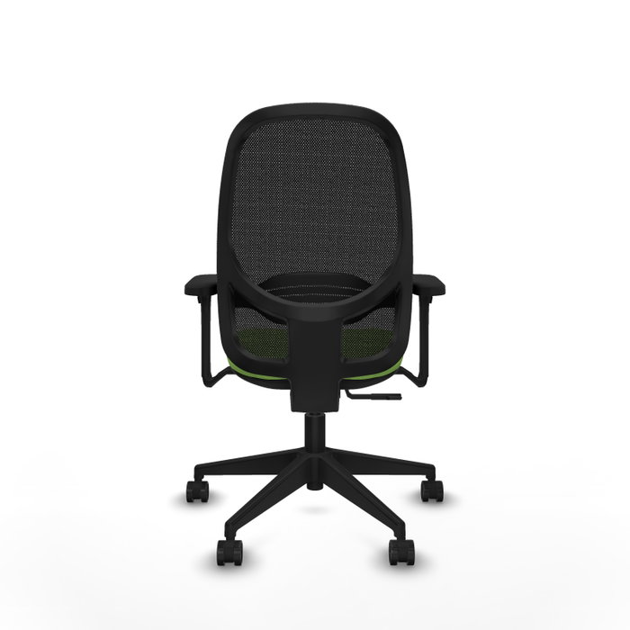 PIQUERAS Y CRESPO Silla de oficina Cilanco Pistacho y Negro con mecanismo Sincro