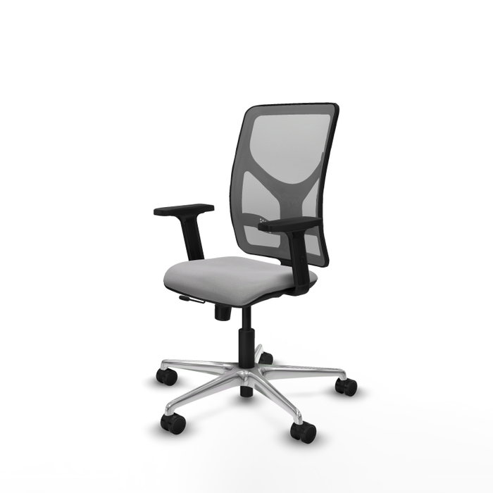 PIQUERAS Y CRESPO Silla de oficina Motilla Gris con mecanismo Sincro/Traslack