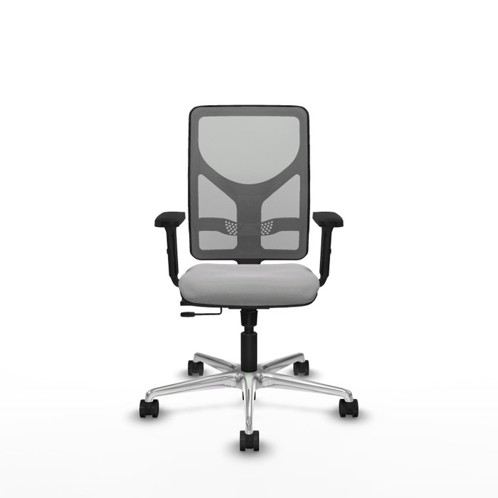 PIQUERAS Y CRESPO Silla de oficina Motilla Gris con mecanismo Sincro/Traslack