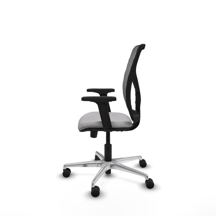 PIQUERAS Y CRESPO Silla de oficina Motilla Gris con mecanismo Sincro/Traslack