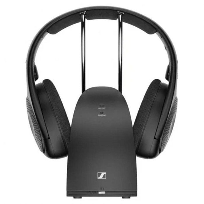 EPOS Sennheiser RS 120-W - Auriculares Inalámbricos para TV con Transmisor Base RCA/Jack 3.5 mm, 60 m Alcance, 20h Autonomía, Almohadillas Tela, Modos Voz/Música/Neutral - Negro EPOS Sennheiser RS 120-W - Auriculares Inalámbricos para TV con Transmisor Base RCA/Jack 3.5 mm, 60 m Alcance, 20h Autonomía, Almohadillas Tela, Modos Voz/Música/Neutral - Negro