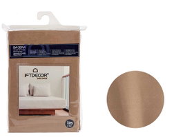 Giftdecor Bajera 135 cm Marrón Extra Suave 100% Poliester - No Encoge, No Hace Bolitas, No Pierde Color (Set de 12)
