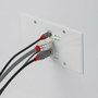 Lindy Transmisor de Placa de Pared KVM HDBaseT HDMI 4K60 y USB Tipo C
