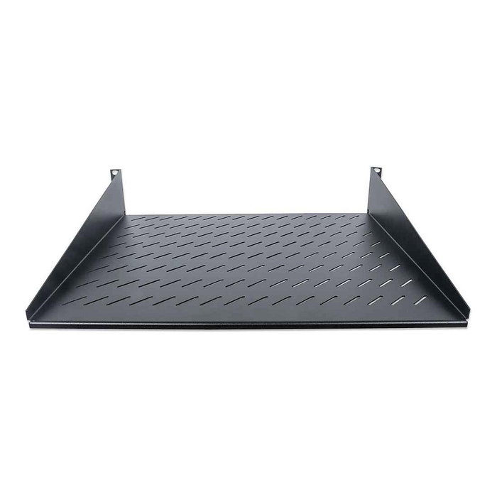 Intellinet Fachboden Cajón metálico para rack de montaje frontal 2U 19" (483x400 mm) negro, soporta 25 kg, garantía 3 años
