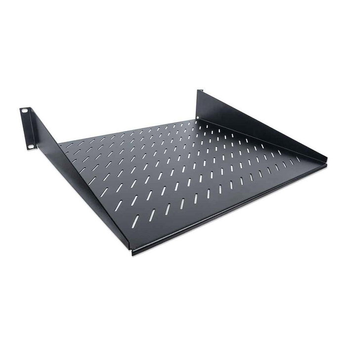 Intellinet Fachboden Cajón metálico para rack de montaje frontal 2U 19" (483x400 mm) negro, soporta 25 kg, garantía 3 años