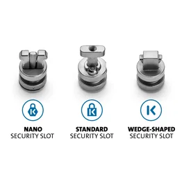 Kensington K68001WW Kit de anclajes de seguridad ClickSafe® 3 en 1