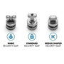 Kensington Kit de anclajes de seguridad ClickSafe Universal 3 en 1 K68001WW