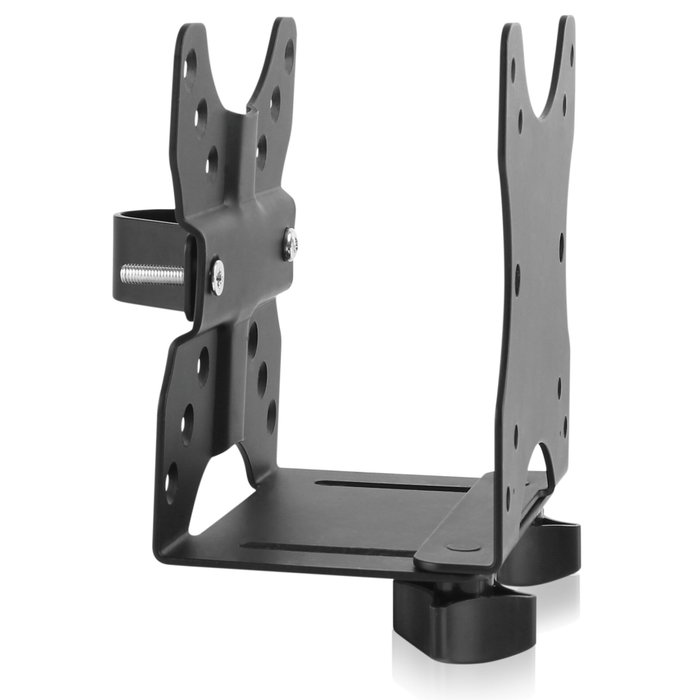 ICY BOX IB-MSA102-VM Estantería para mini PC Negro con VESA 75x75 y 100x100